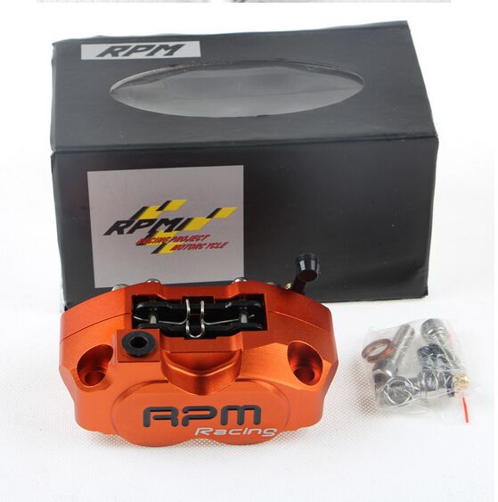 RPM to the four-caliper small radiation brakes under the pump Fuxi Ghost Fire Coincidentally GY6 Stiff Fight Retrofit Disc Brakes