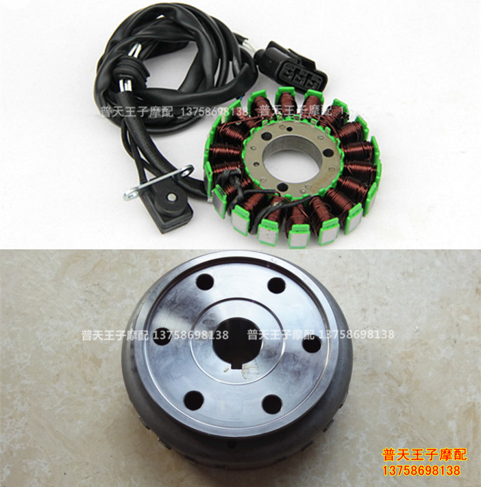 Application of silver blade BJ250T-8 magnetic motor coil flywheel magnetic motor components magnetic steel stator