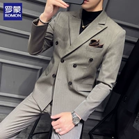 Кофе полосатый 62 двухбортный набор из трех частей