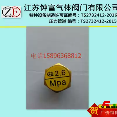 High quality Dewar Blast Explosive Disc Explosive Disc 2 6mpa 3 6mpa low pressure high pressure liquid oxygen tank valve accessories