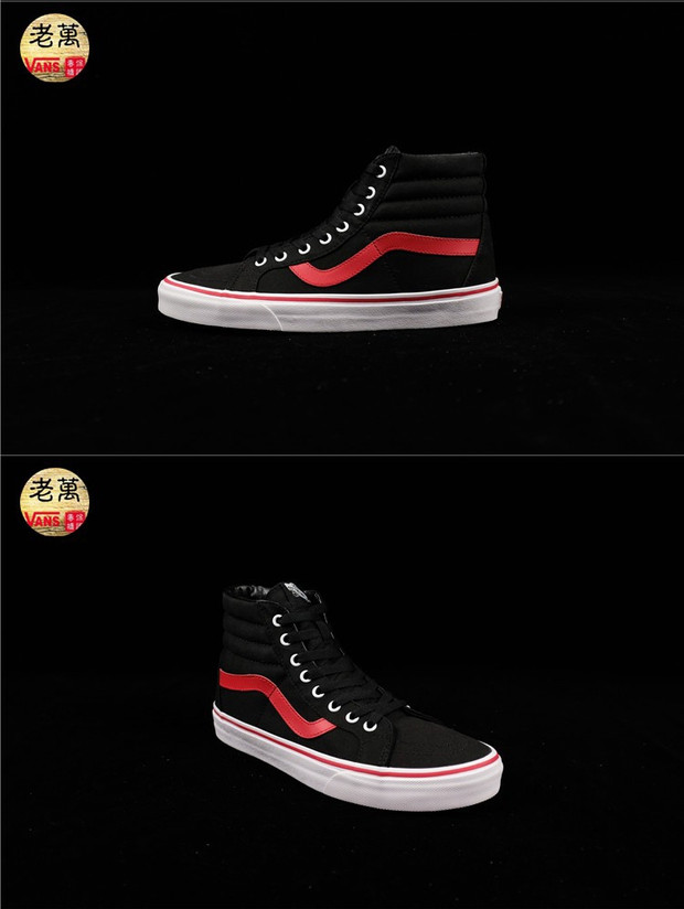 VANS Vance SK8-Hi Phát hành lại giày vải trượt ván thể thao và giải trí cao cấp hàng đầu jordan xám trắng