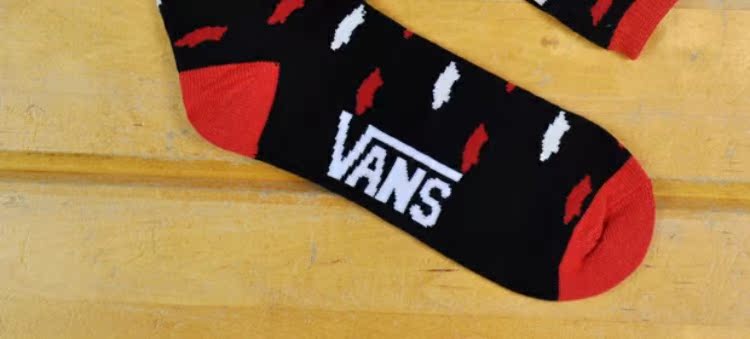 Laowan VANS spot Fansi nam và nữ thể thao vớ trượt vớ vớ vớ ống nhiều màu 5 đôi tất dài đến đầu gối