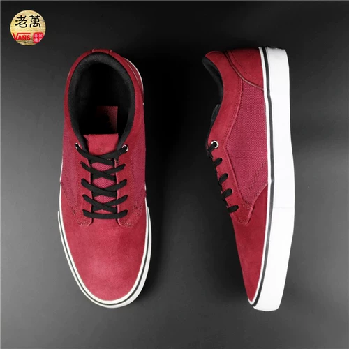 Vans, бордовые низкие кроссовки подходит для мужчин и женщин, кеды, туфли