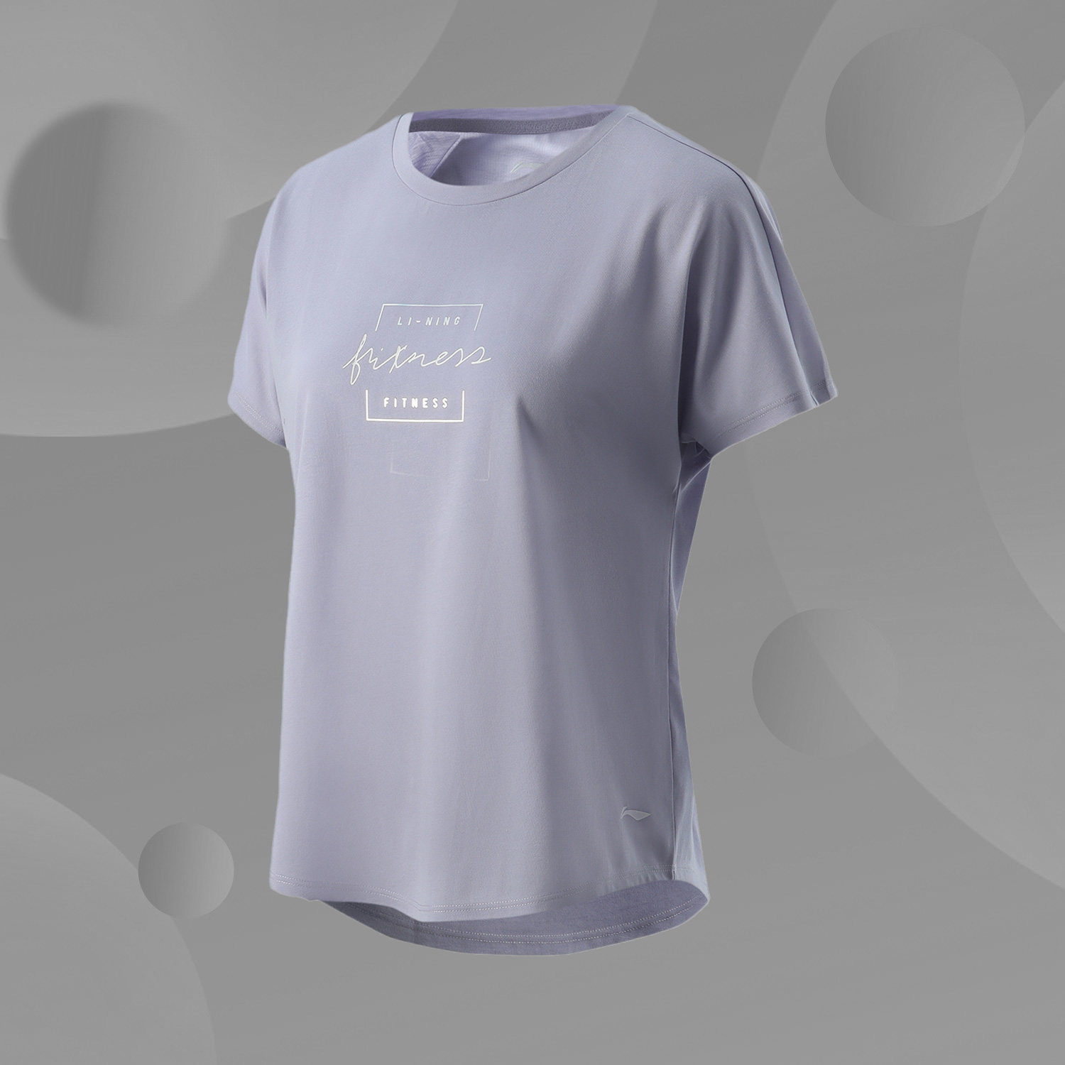 Li Ning woman's T-shirt Summer new trend easy and light and breathable round collar casual sports short sleeves ATSR066