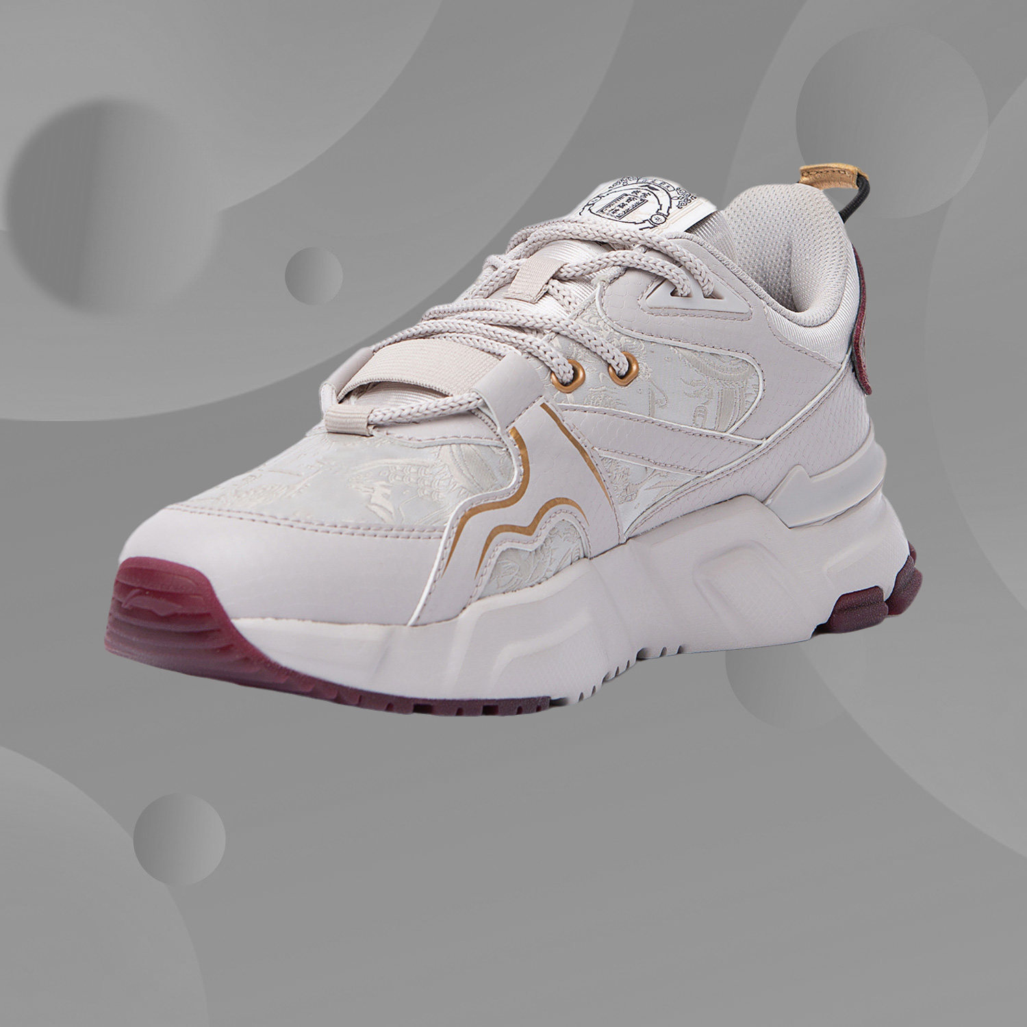 Li Ning Palace Museum Baoyun Building Joint Name 001 Journey 2020 New Women's and Men's Classic Sports Casual Shoes AGCQ379