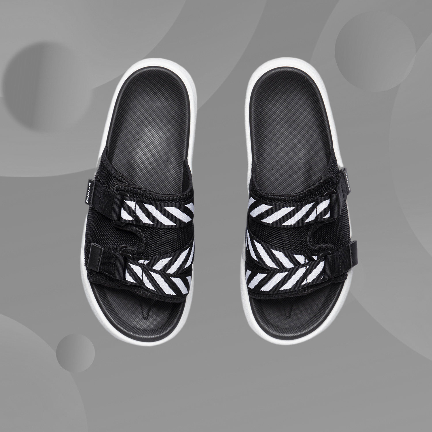 Li Ning Slippers Women Shoes 2021 New Male Couple Fashion Classic Beach Sneakers Sandals AGAR014