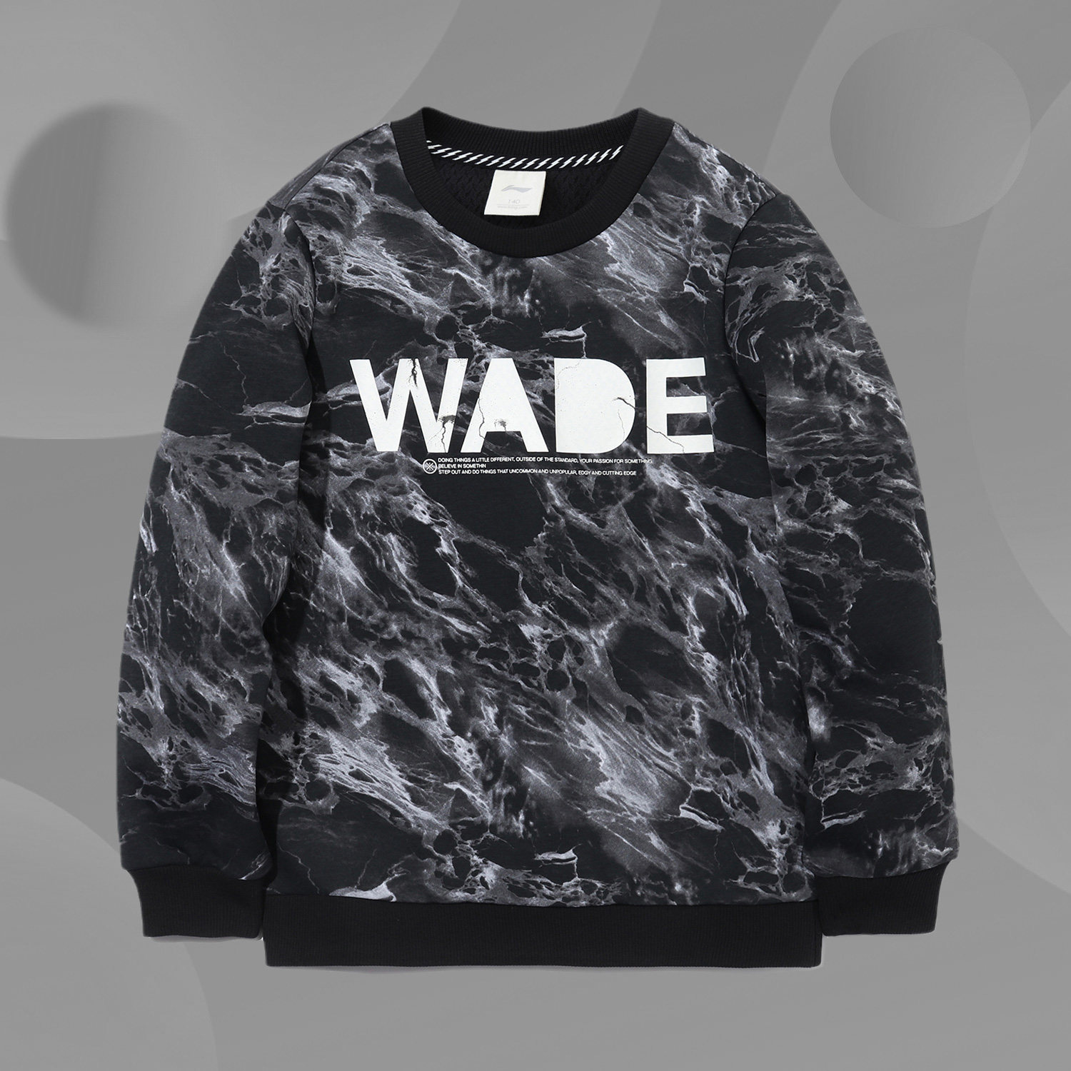 Li Ning 2020 Autumn Boy Crewneck Hooded Turtleneck Casual Jacket Big Boy Plus Velvet Long Sleeve Shirt YWDQ173