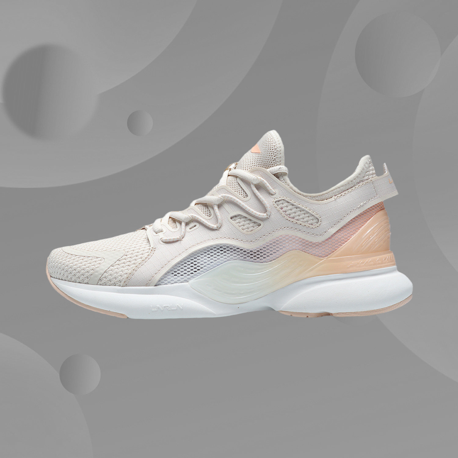 2021 new Li ning leisure comfortable breathable rebound light trend women's shock absorbing running shoes ARHR118