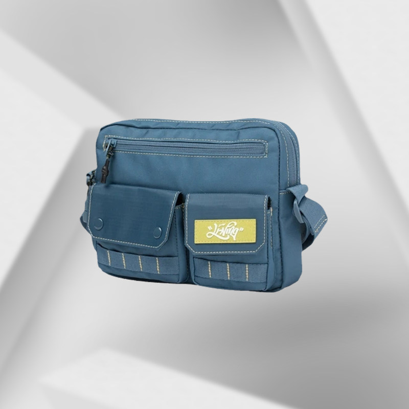 Li Ning Messenger Bag Fashion Bag Men's and Women's Sports Shoulder Bag 2021 New Men's Bag ABDR006