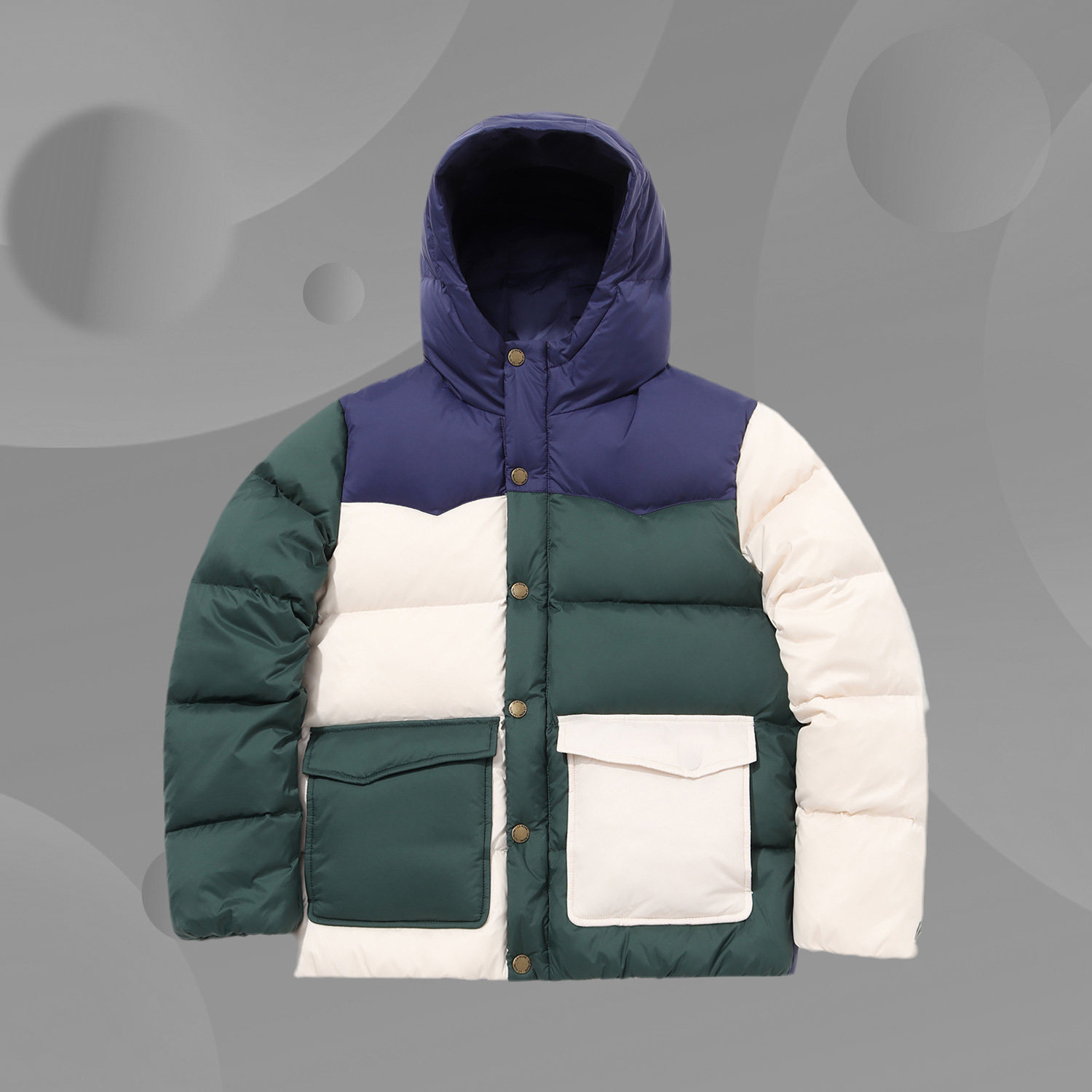 Li Ning Short Short Down Jacket for Men, Women and Children 2020 Sports Life Hooded Sportswear YYMQ028