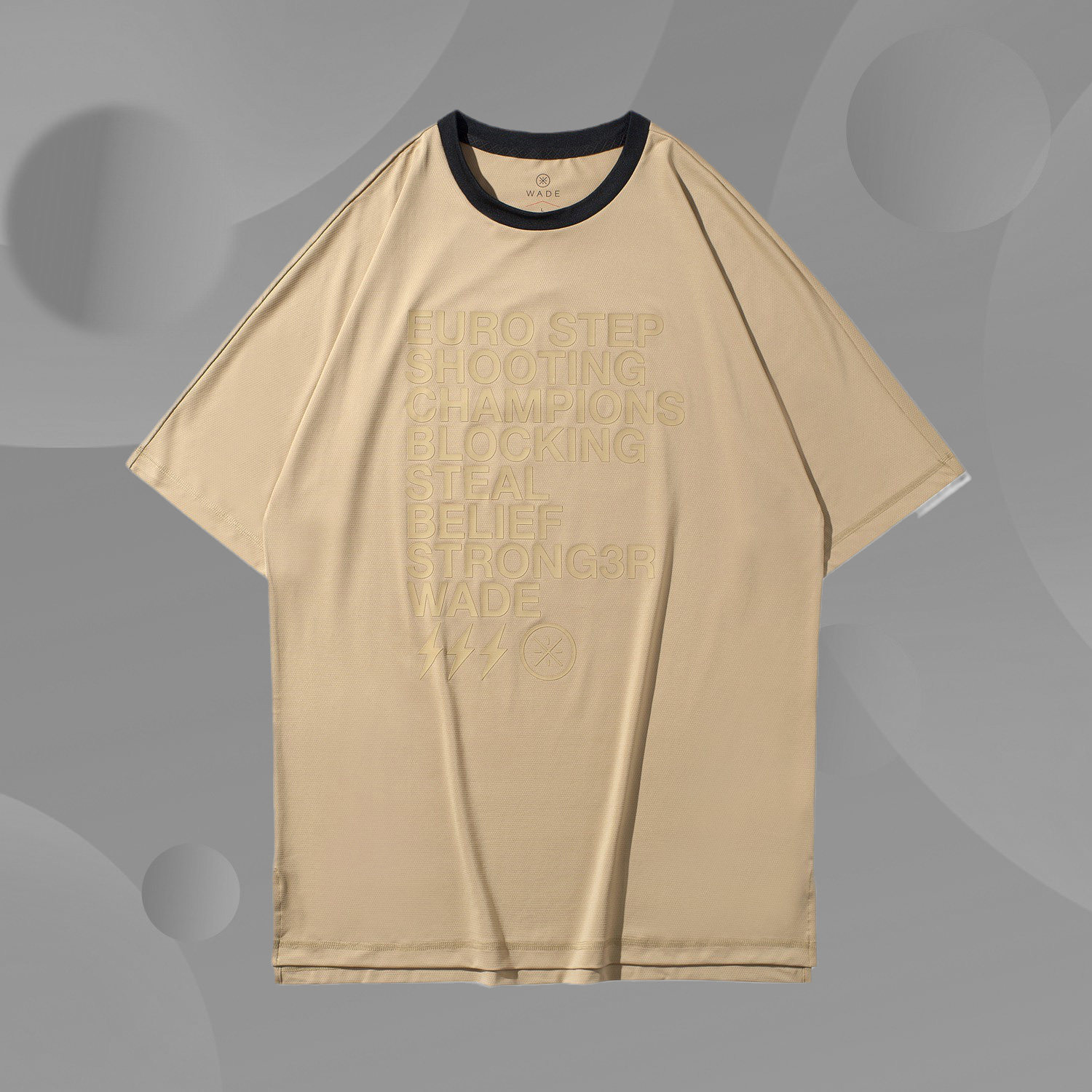 Li Ning Fashion Leisure Fashion Wade Series Loose Crewneck Short Sleeve Men's T-shirt ATSQ089-1-2