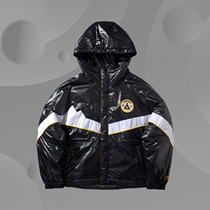 2021 New Li Ning Fashion Leisure Fashion Series Women's Warm Loose Short cotton-padded jacket AJMP548