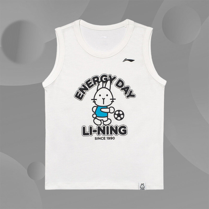 Li Ning Fashion 2020 New Childlike Vest Men's Kids Casual Summer Blouse Sportswear YVSQ209