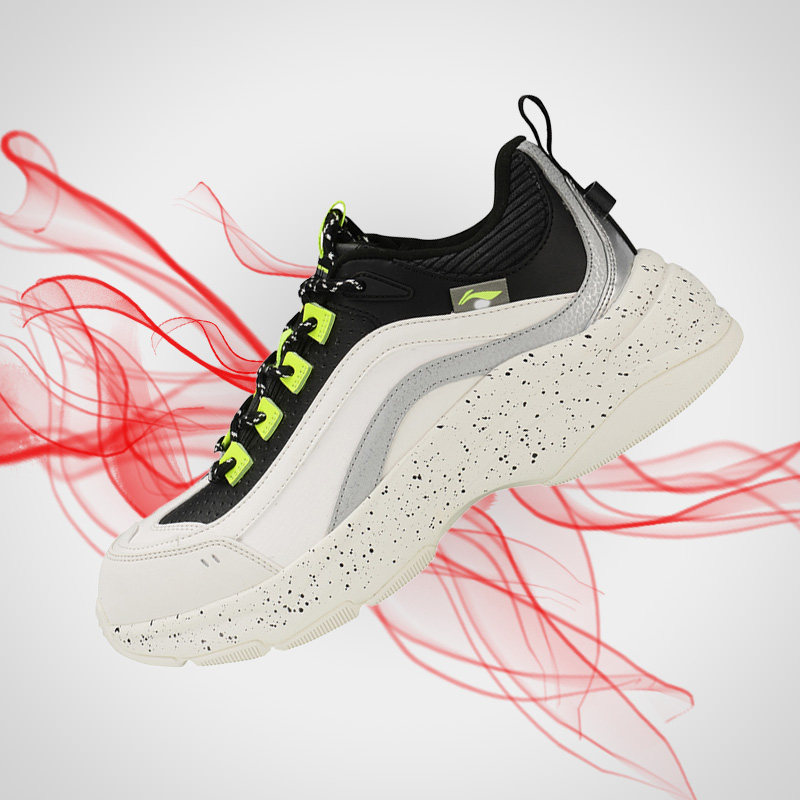 Li Ning casual shoes women's 2020 new aurora plus velvet warm wear-resistant sports Torre shoes AGCP298