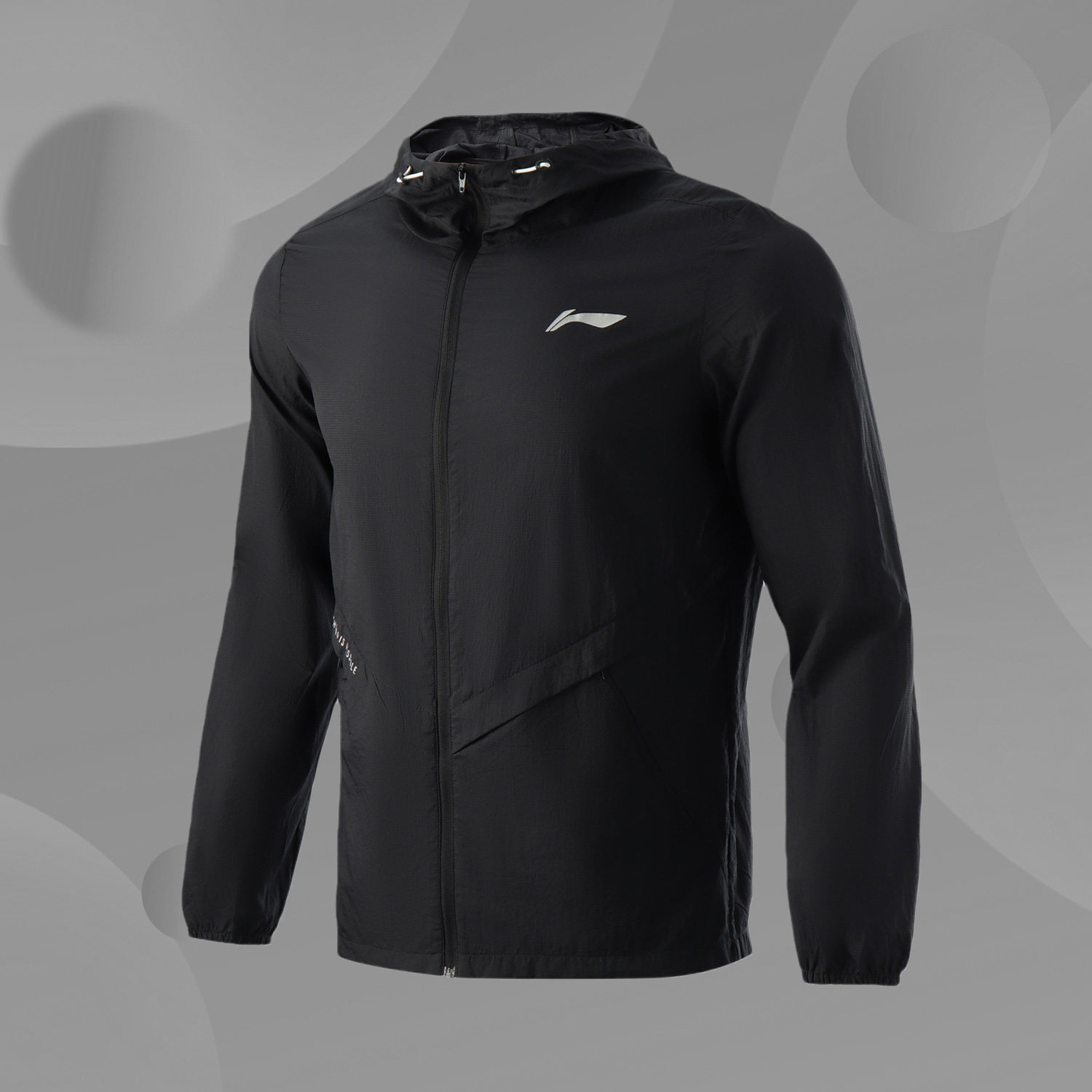 2021 new Li Ning trend running series men's reflective anti-splashing sports windbreaker AFDR123