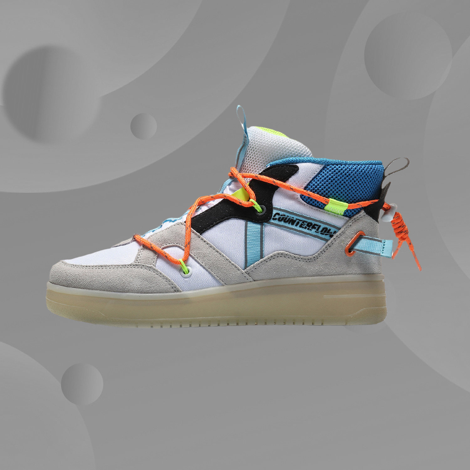 Li Ning CF Casual Shoes Women Shoes 2020 New Hunter2020 Trendy Fashion Middle Cylinder Sneakers AGCQ158