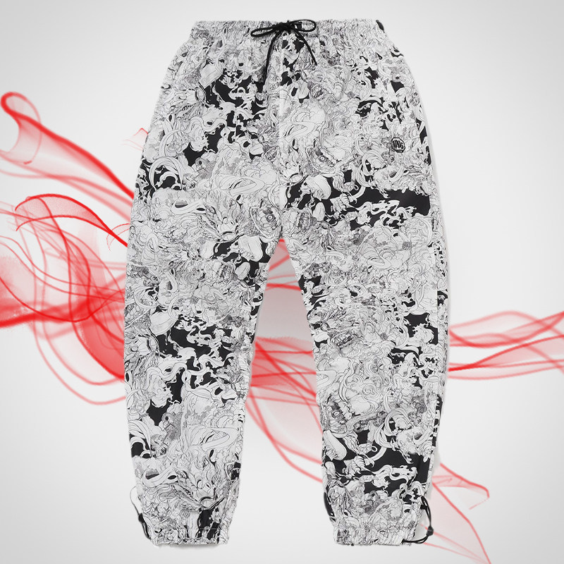 Li Ning sports pants men's BADFIVE basketball pants loose men's spring closing sports trousers AYKR055