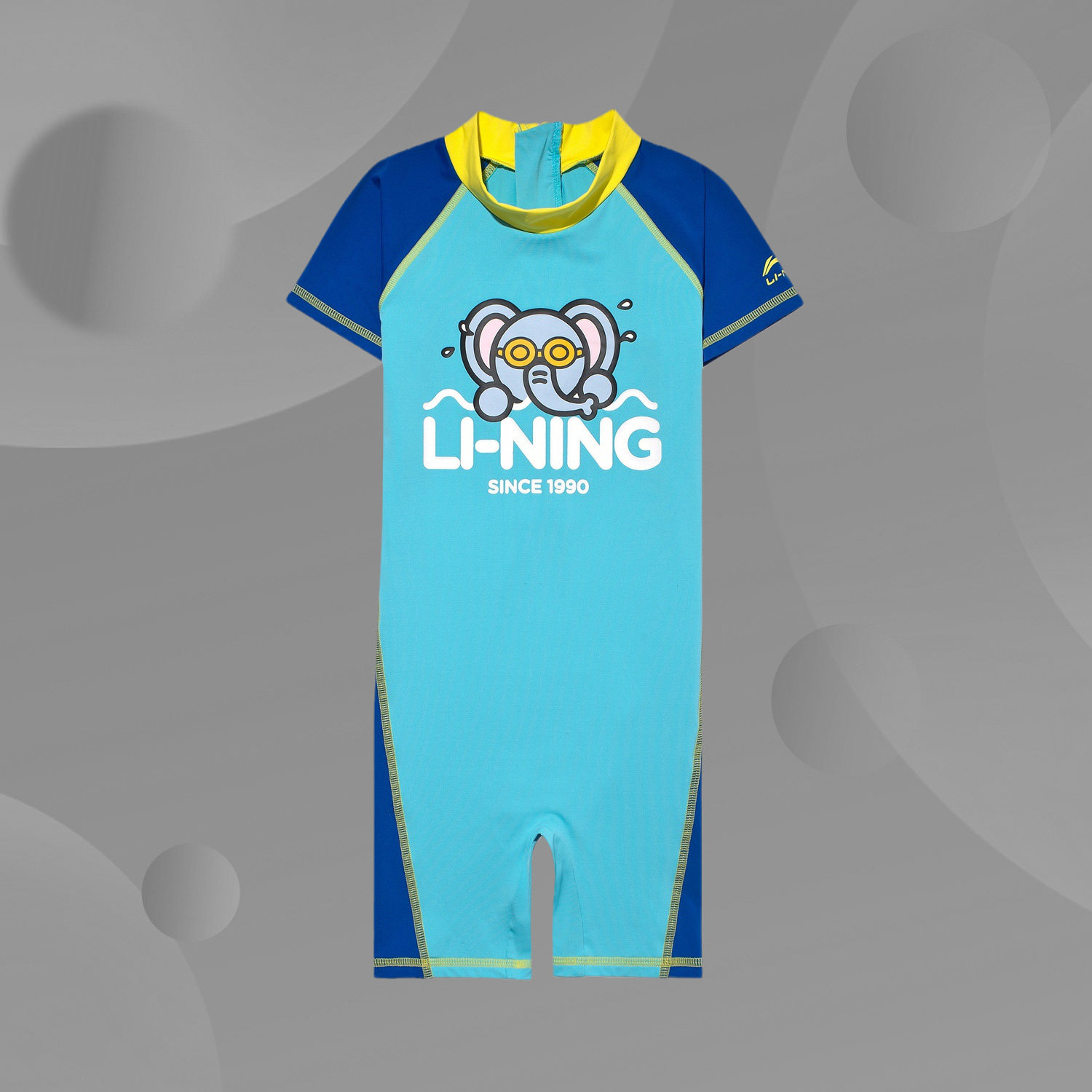 li ning 2021 nian new children's swimwear boy summer even two-piece boy sunscreen swimming trousers YSLQ003