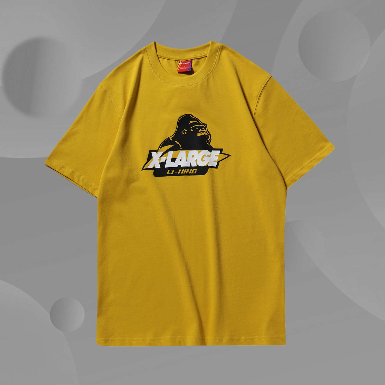 Li Ning Fashion Leisure Sports Leisure XLARGE Joint Men's Short Sleeve T-Shirt AHSN951