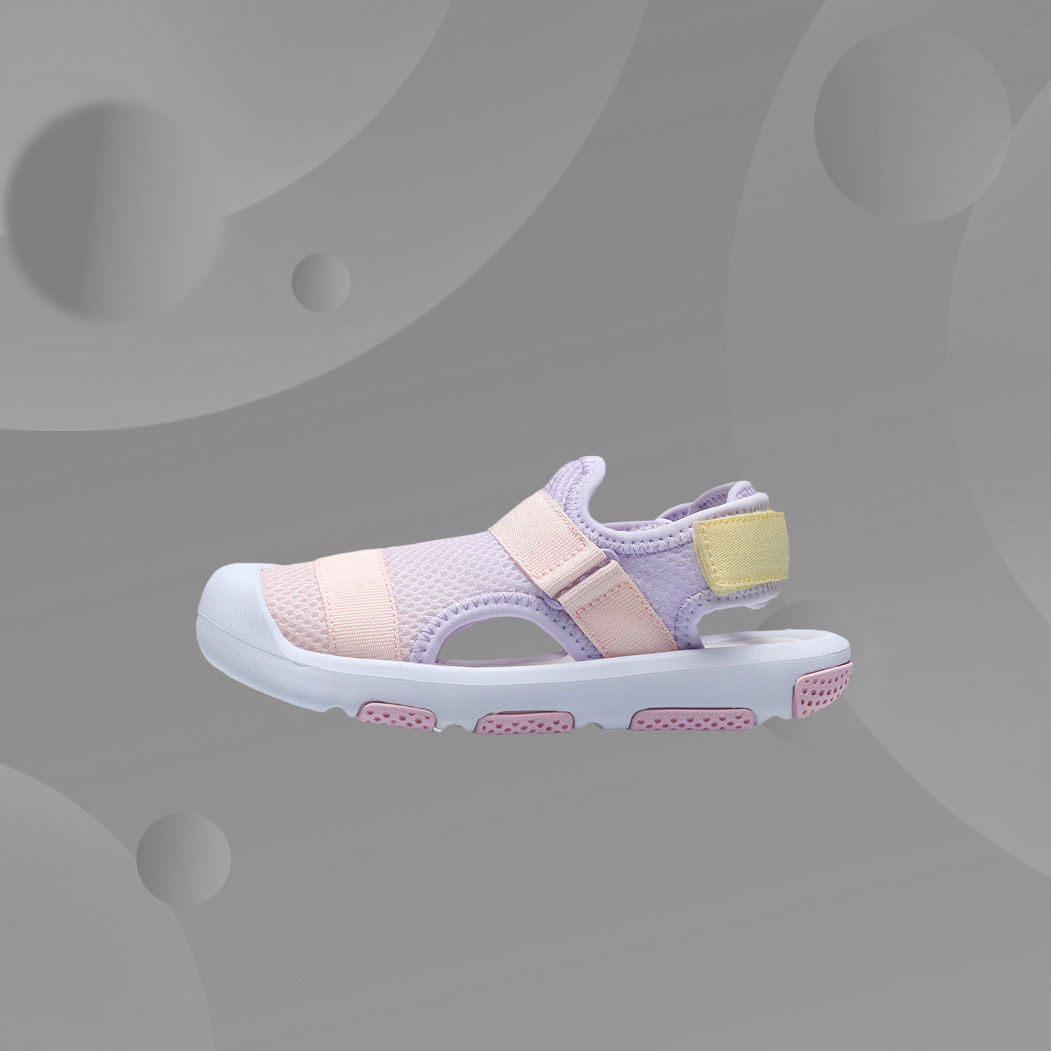 Li Ning children's shoes children's sandals men's and women's children's breathable non-slip hook and loop breathable fashion sports shoes YKAP114