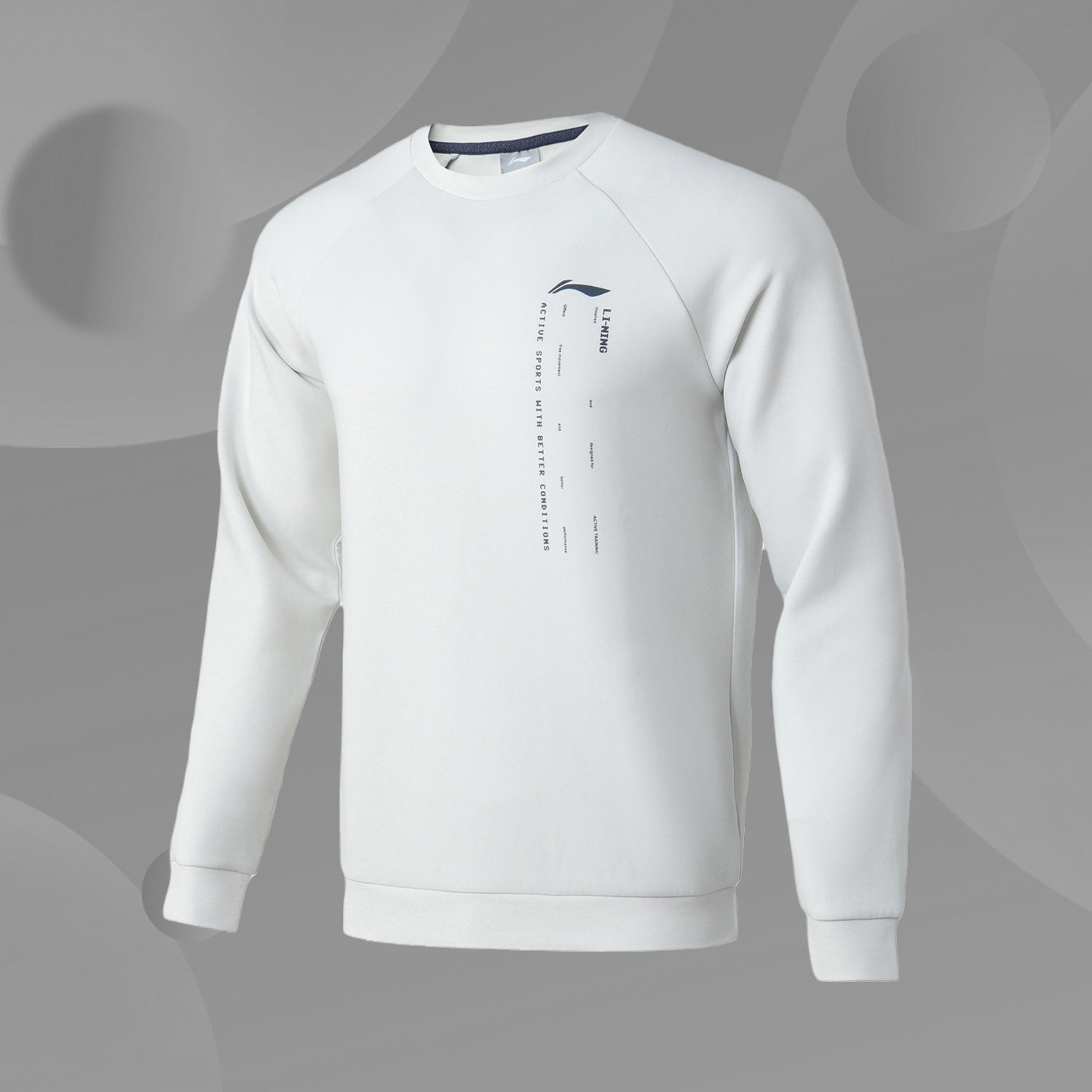 Li Ning Wei Yi Men's Training Series Turtleneck Long Sleeve Crewneck Men's Jacket Official Website Sportswear AWDR085