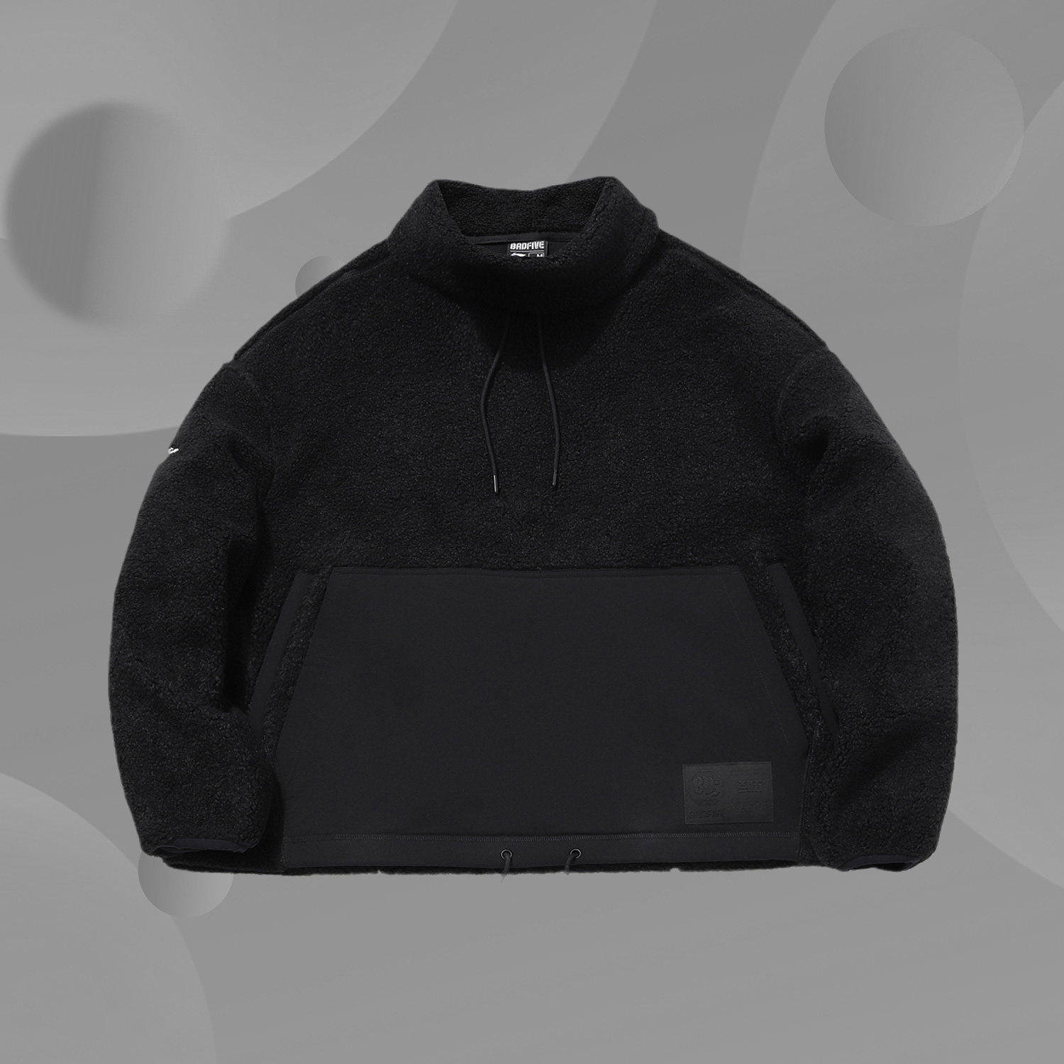 Li Ning 2020 winter basketball culture women's loose collar pullover warm knit coat AFDQ342