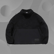 Li Ning 2020 winter basketball culture women's loose collar pullover warm knit coat AFDQ342