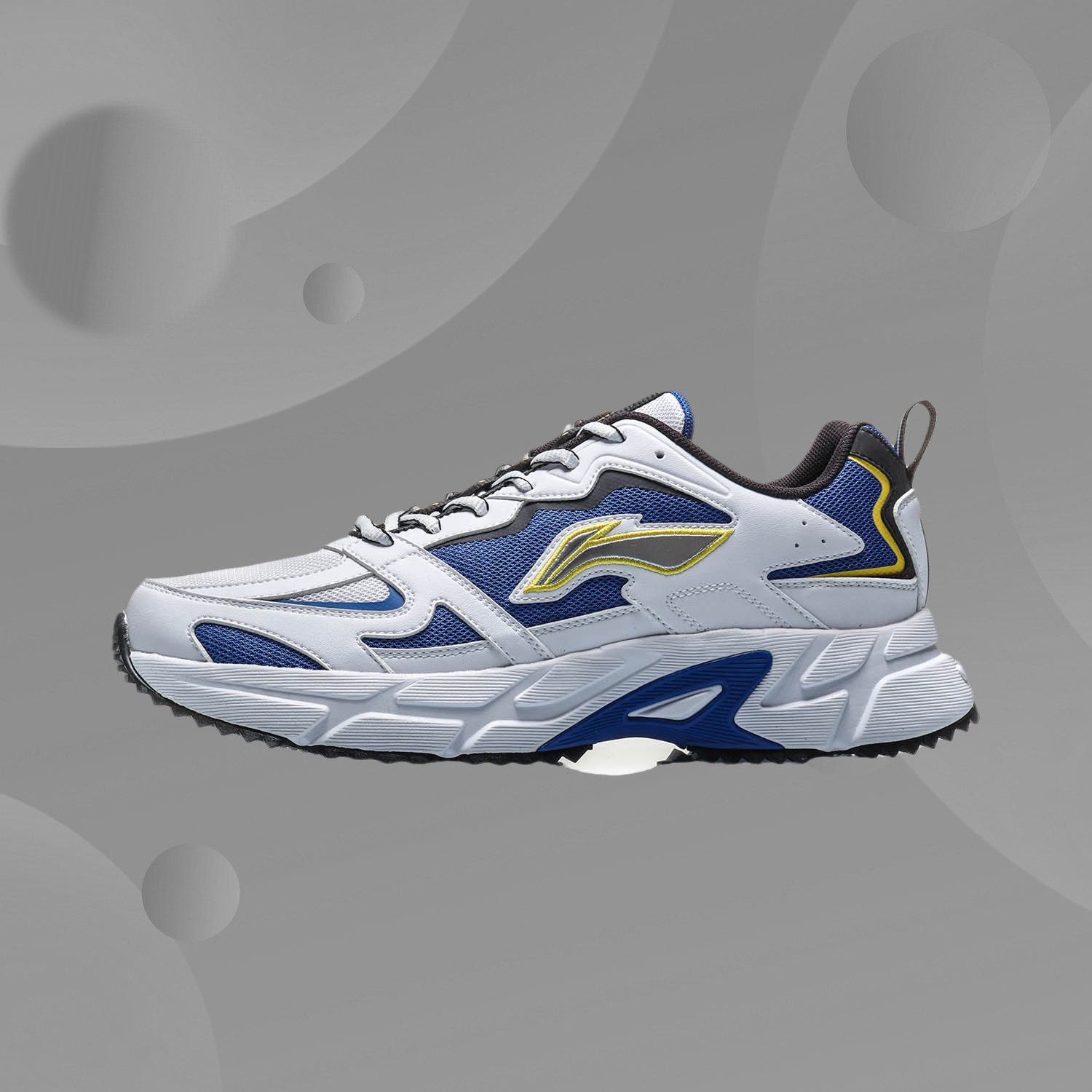 Li Ning Sports Fashion Leisure Comfortable Lightweight Breathable Anti-slip Shock-cushioning Men's Support Running Shoes ARLQ001