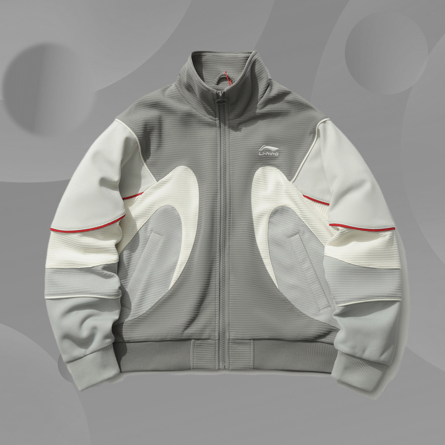 China Li Ning Coat Ladies 2021 Spring New Loose Casual Jacket Knitted Sportswear AFDR248