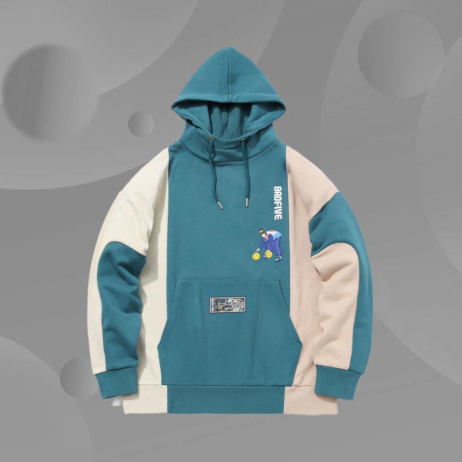 Li Ning Men's Wear Pullover Hooded Top Chang 'an Junior Basketball Series 20 Winter AWDQB49