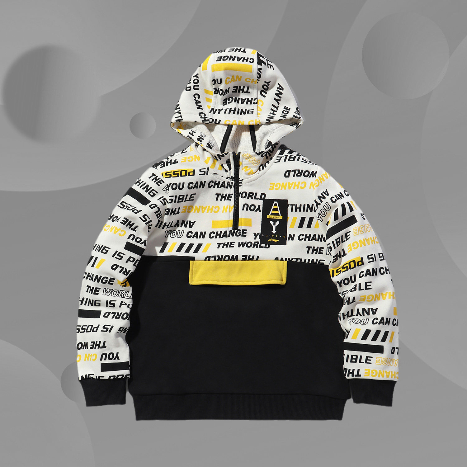 Li Ning Wei Yi Boys 2020 New Turtleneck Hood Youth Leisure Knitted Sportswear YWDQ187