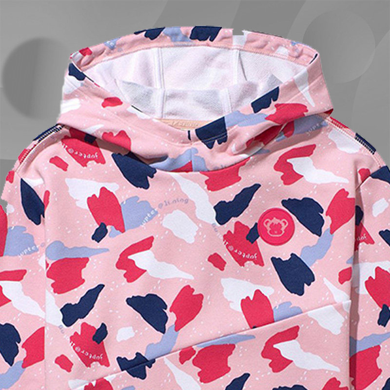 Li Ning children's clothing boys Wei Yi Zhongda children's comfortable Joker pullover hooded sweatshirt children's new tide YWDP268