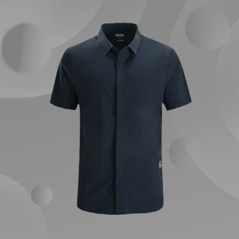 Pathfinder Men's Style Short Sleeve Shirt TAKJ81542 Spring Summer Four Sides Elastic sweat and sweat and light and casual