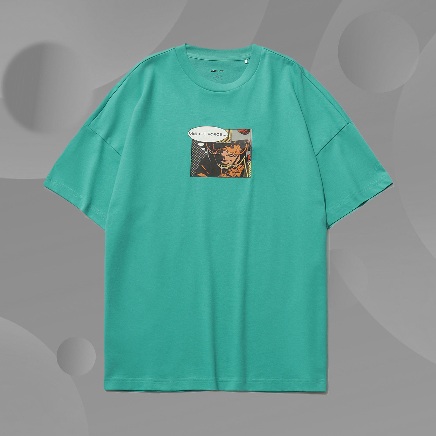 Li Ning Star Wars joint series Men's T-shirt Spring Summer New Tide Relaxation Movement Short Sleeve AHSR407