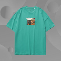 Li Ning Star Wars joint series Mens T-shirt Spring Xias new trend easing campaign short sleeve AHSR407