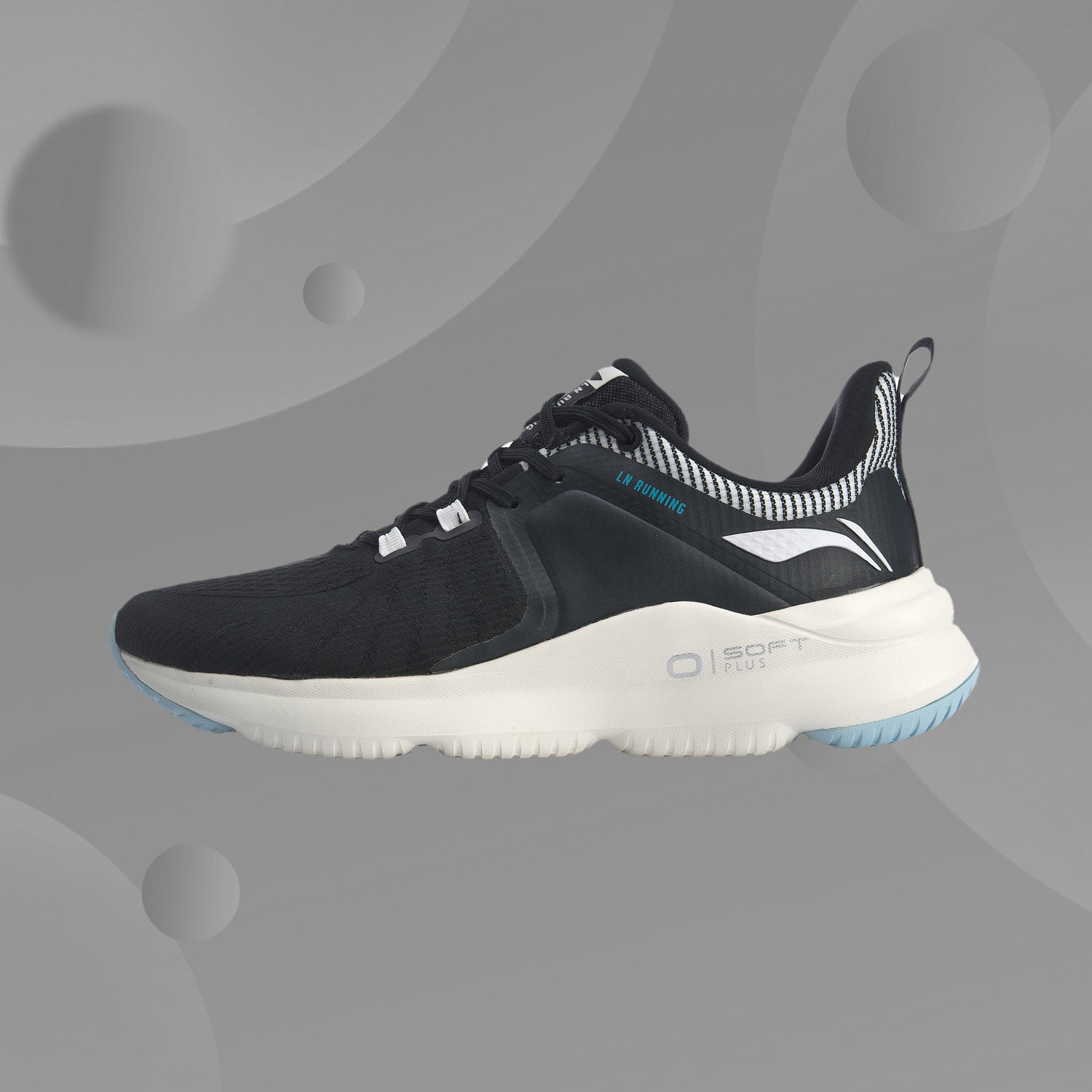 Li Ning Women's Shock Absorbing Running Shoes SOFT Lightweight Soft Shock Absorbing Soft Leisure Sports Shoes Summer ARHQ024