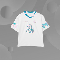 Anta Children's Wear 21 Summer New Girls Cotton Crewneck Loose Sweat Absorbing Sports Short Sleeve 362128155