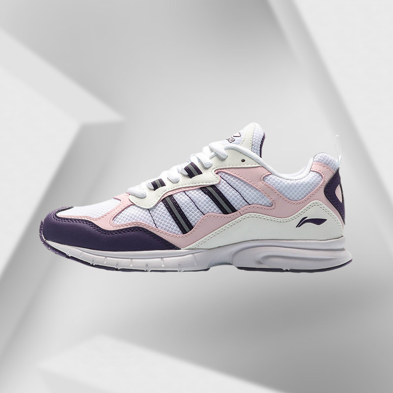 Li Ning running shoes women's shoes 2021 summer new light running shoes women's low top breathable sneakers ARBP064