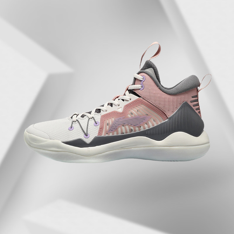 2021 New Li Ningchun Basketball Shoes Sharp Blade Shock Absorbing Middle Cylinder Sports Shoes Basketball Competition Shoes ABAQ059