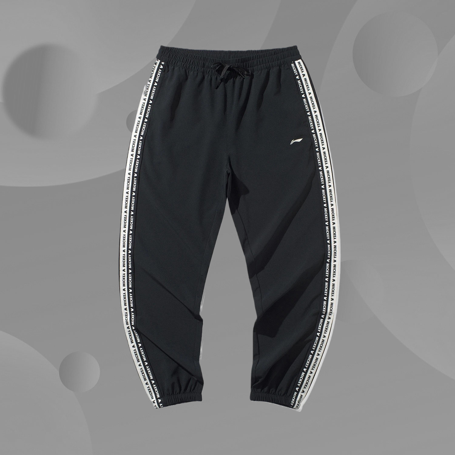 Li Ning Sports Pants Women Mickey Joint 2020 Autumn Ice Silk Super Clear Pants Slim Pants