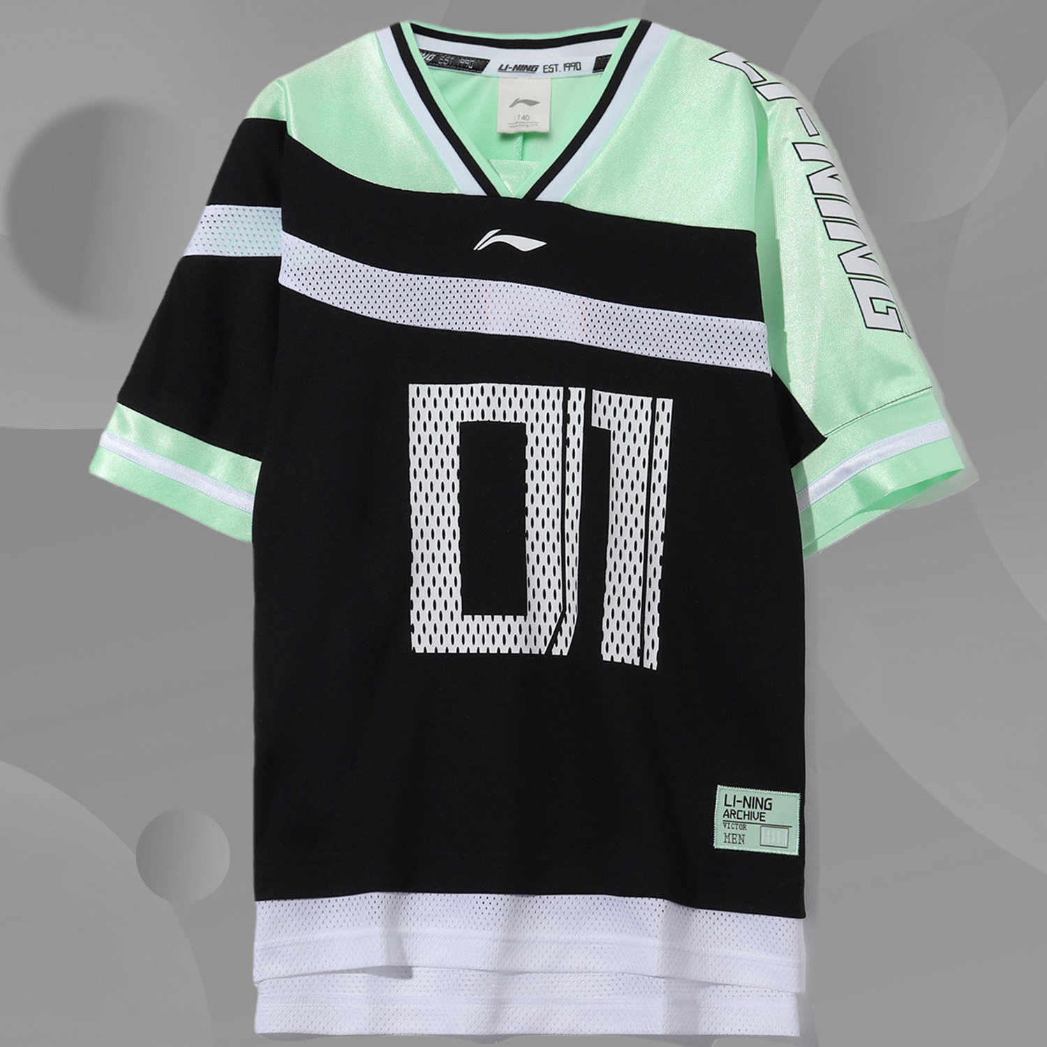 Li Ning Boy clothing Men's Little Big Boy Sports Living short sleeve Culture Shirt T-shirt breathable Summer YHSQ051