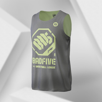 Li Ning 2021 spring basketball competition vest men's BAD FIVE loose double-sided vest AAYQ007