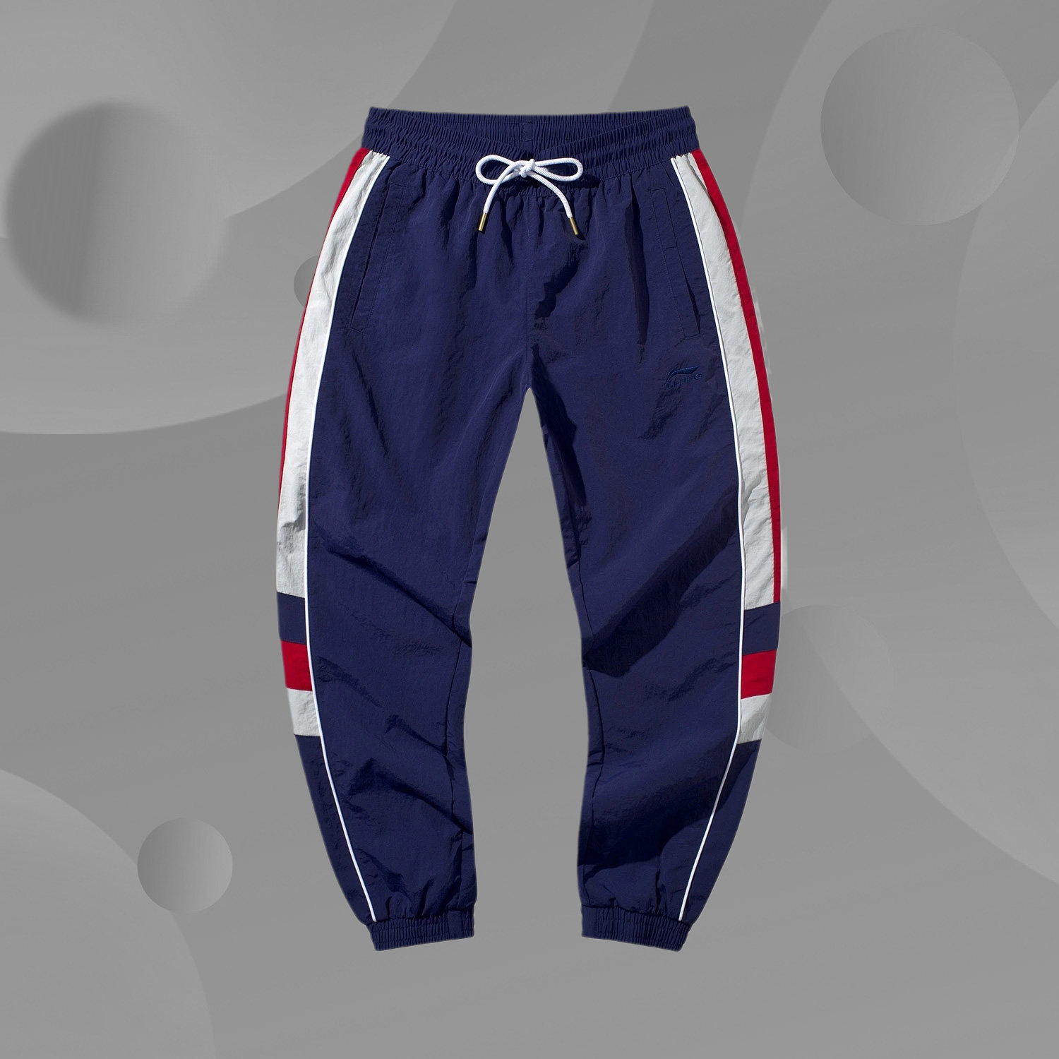 Li Ning 2020 spring new Brilliance Yu with fashion color matching woven men's closing sports thick cotton pants