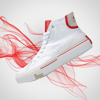 Li Ning, кроссовки, высокие кеды, модная трендовая повседневная обувь