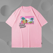 Li Ning short sleeve men and women with the same summer new Brown Bear loose and breathable Sport T-shirt Culture Shirt AHSR904