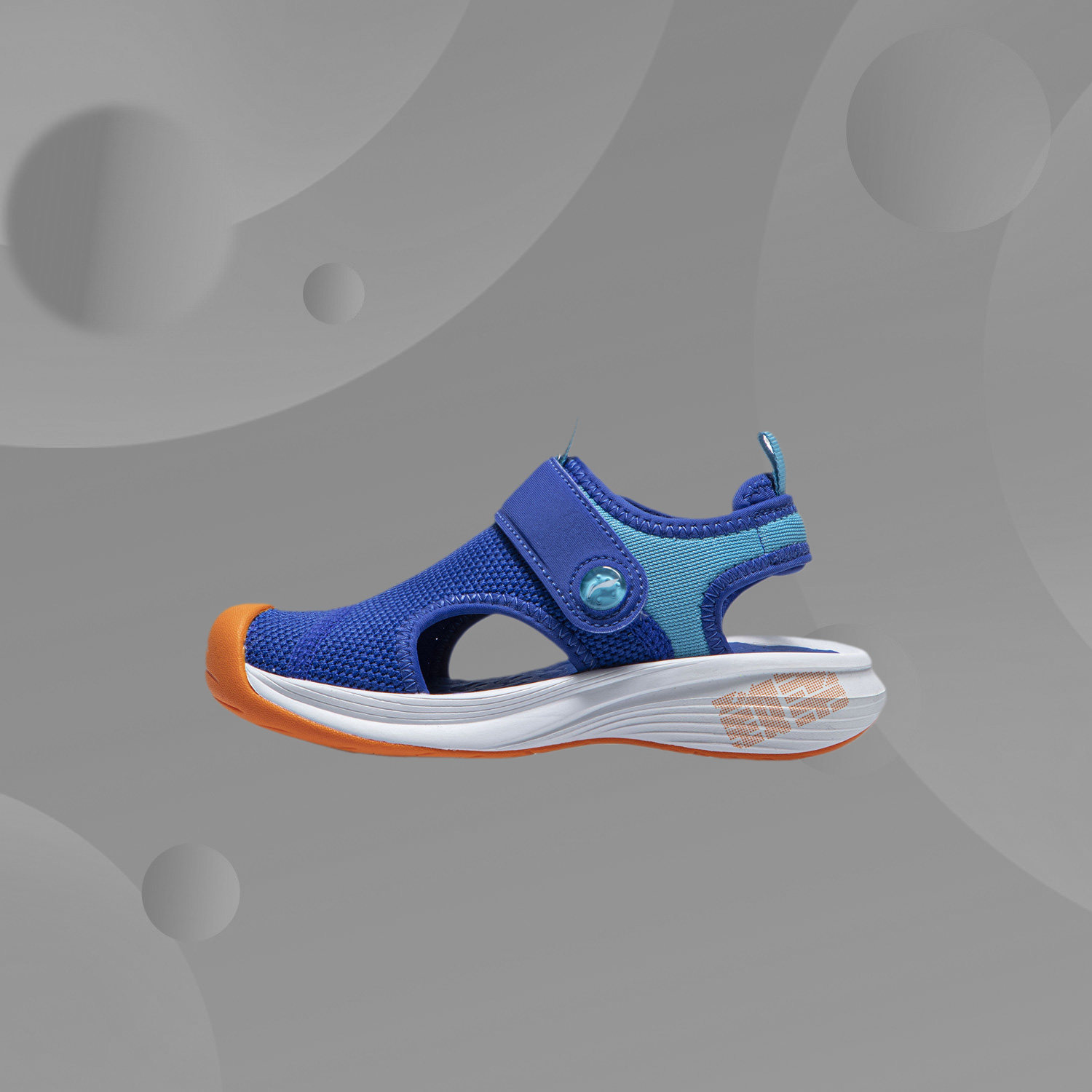 Li Ning children's shoes 2021 summer new children's Baotou hook and loop sports soft sandals beach shoes YKKR006