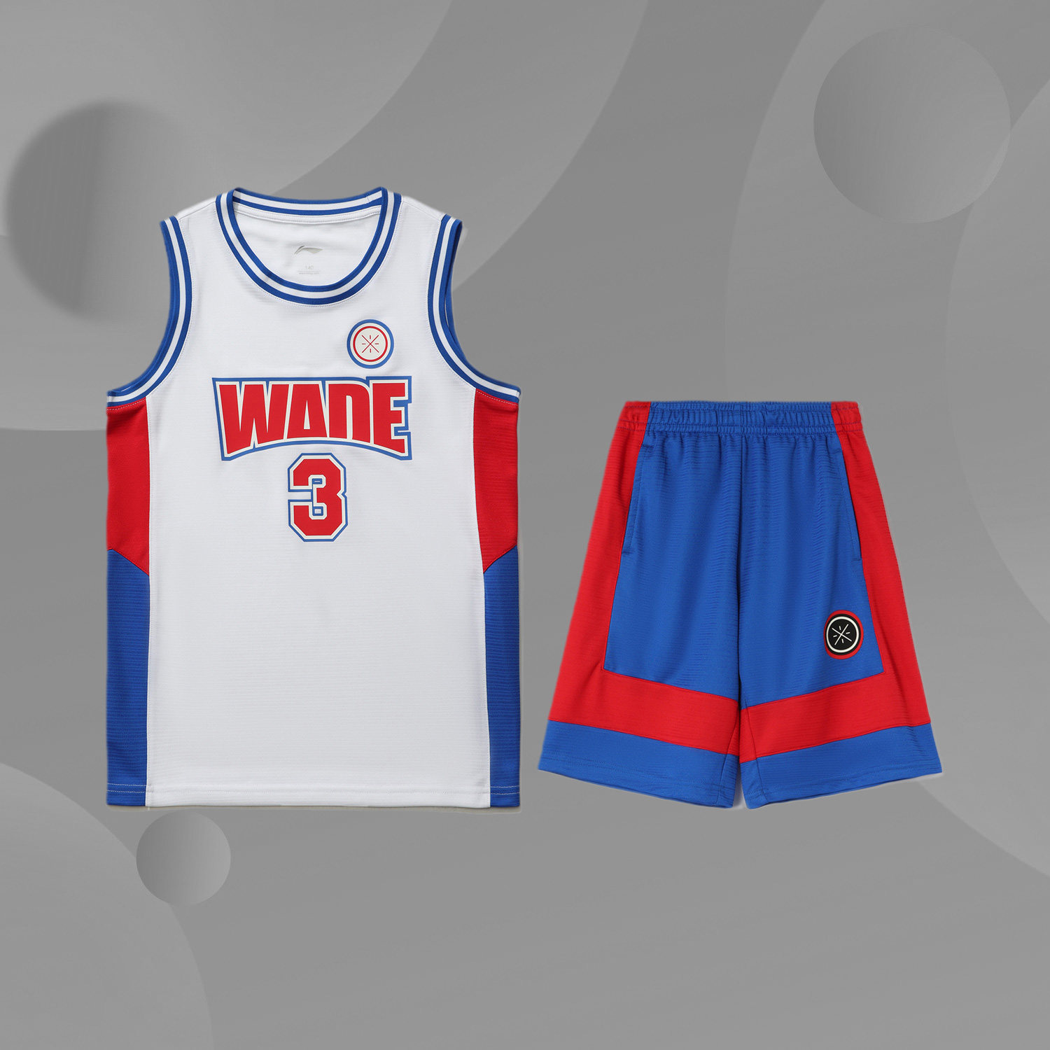 Li Ning Men's Small and Big Children Wade Series Simple Fashion Competition Suit 2021 Summer New YATR035