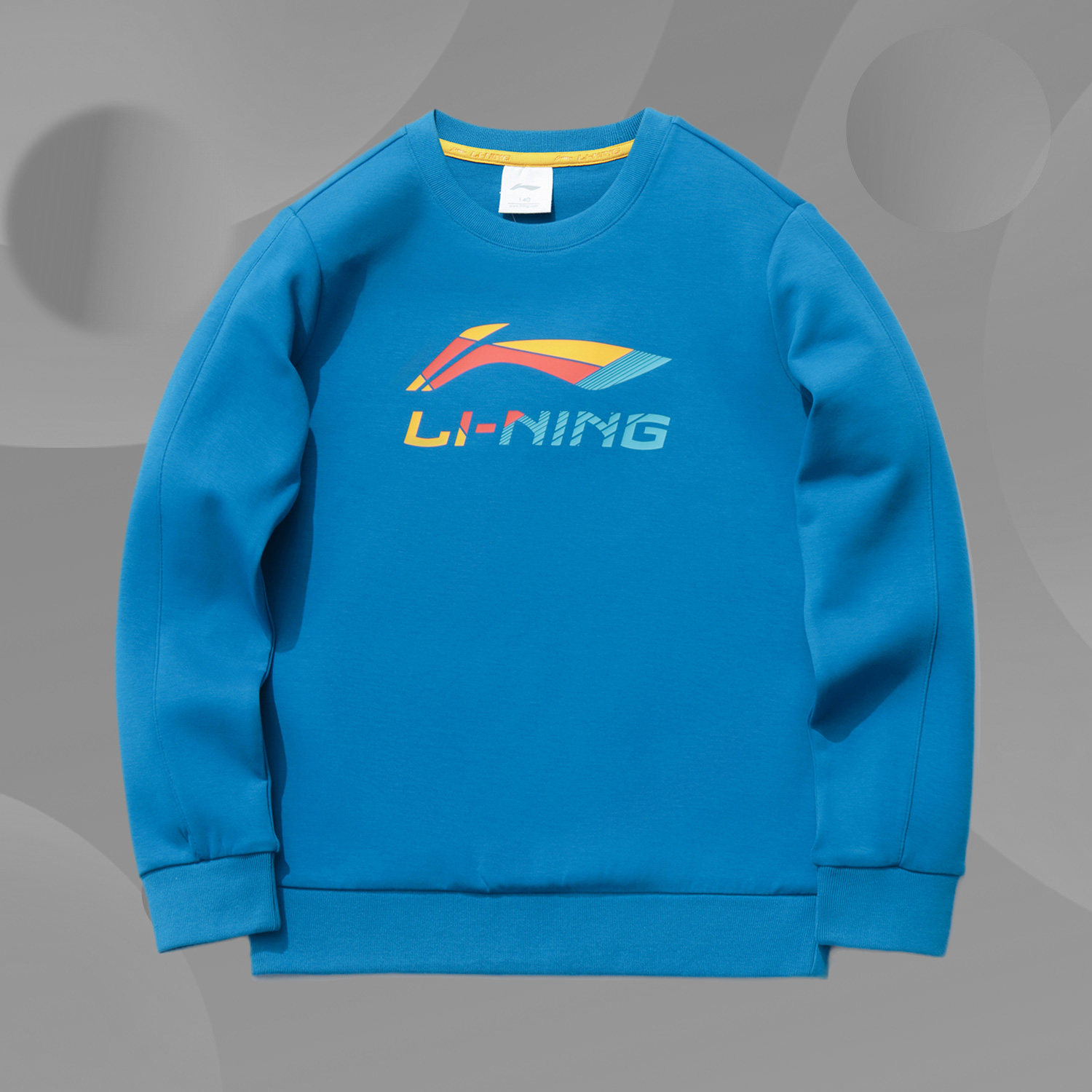 Li Ning Children's Wear Casual Jacket Men's Sports Series Turtleneck Long Sleeve Crewneck Spring Casual Jacket YWDR147