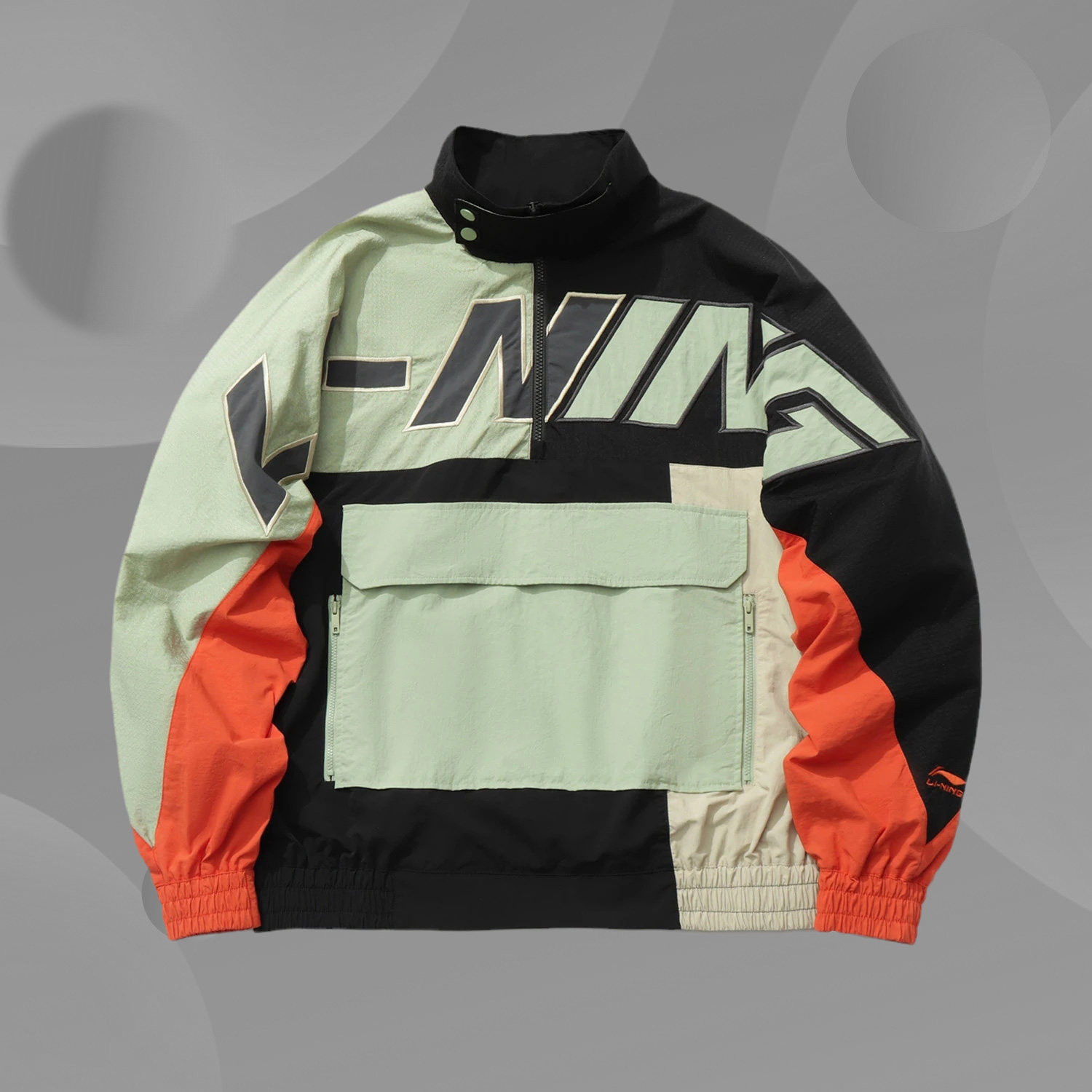 Li Ning Fashion Leisure Fashion Breathable Sports Fashion Series Men's Loose Sports Coat AFDR025