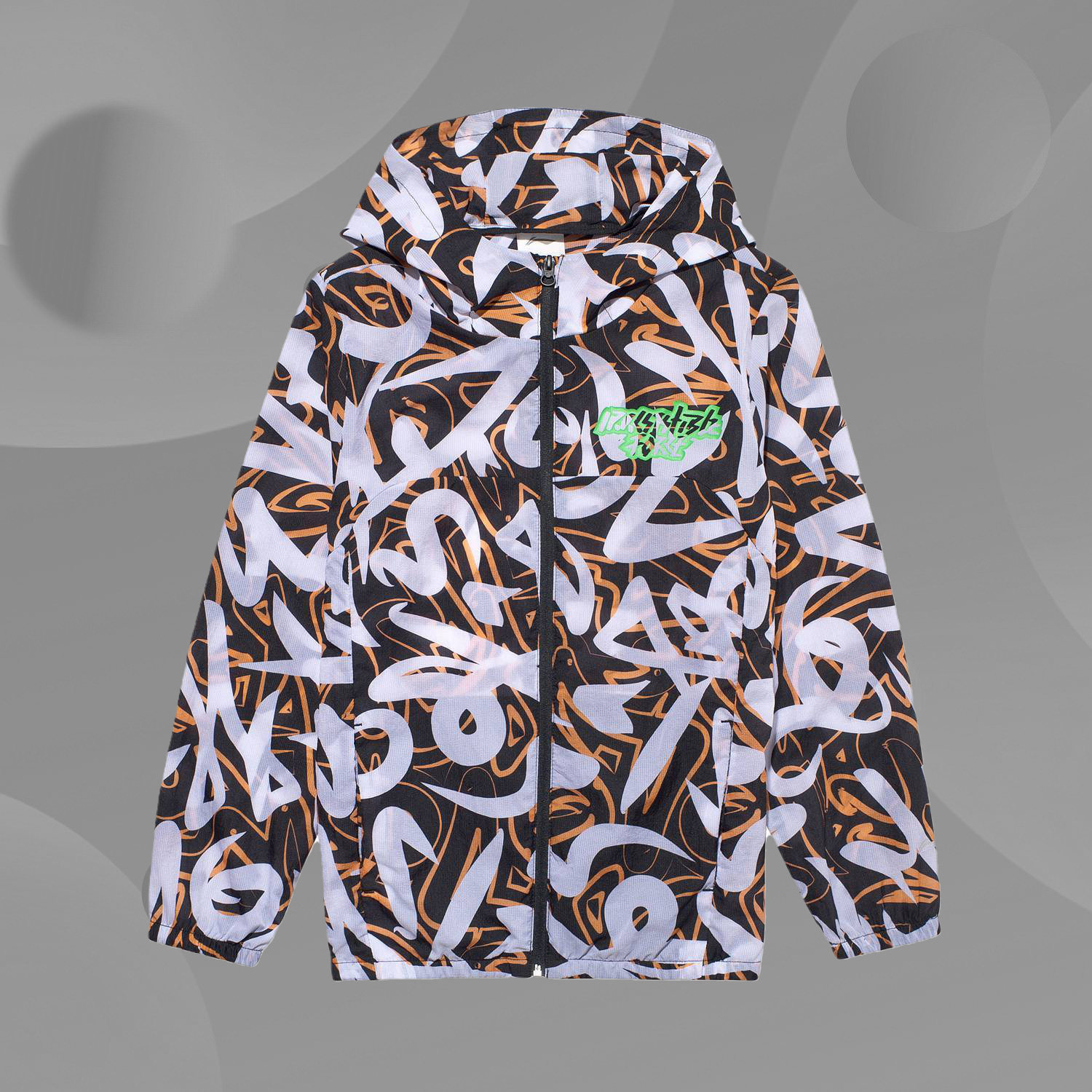 Li Ning children's clothing windbreaker men's basketball series cardigan long sleeve hooded youth sportswear YFDQ055